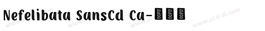 Nefelibata SansCd Ca字体转换